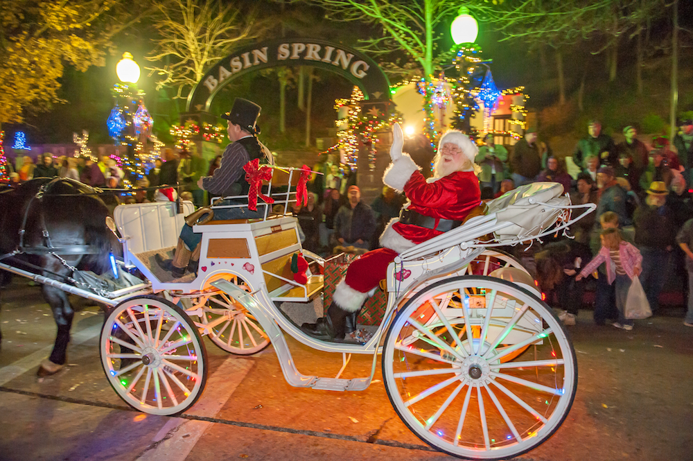 Santa in Eureka Springs